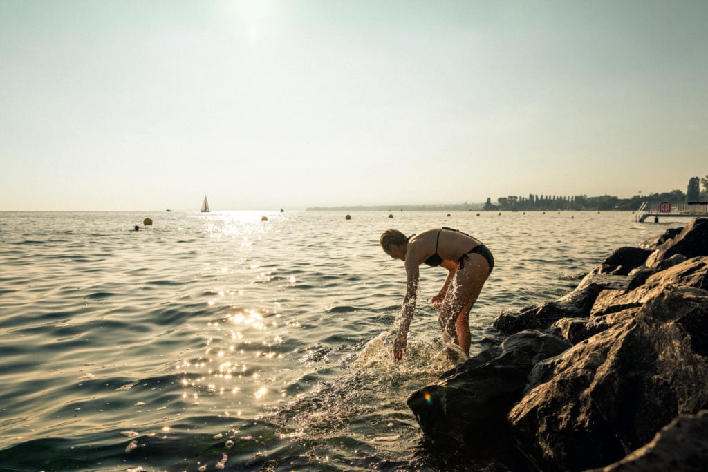 No need to leave Lausanne to go to the beach, there is Lake Geneva!