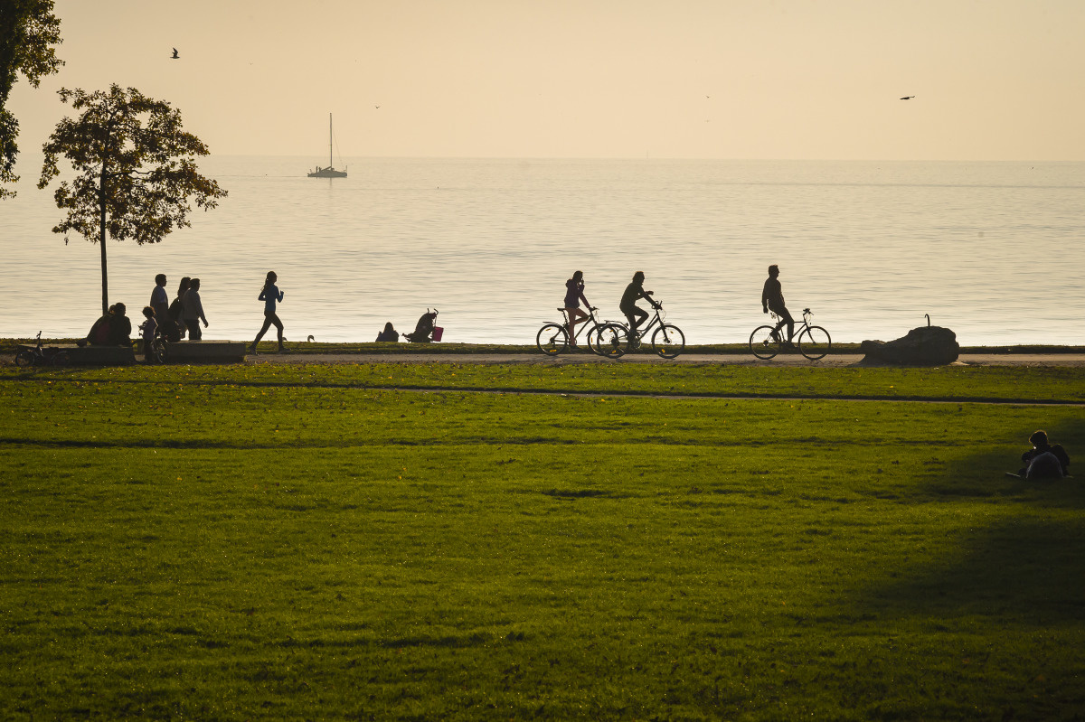 Balades à pied et en vélo au Parc Bourget