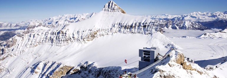 Skifreuden in der Nähe von Lausanne