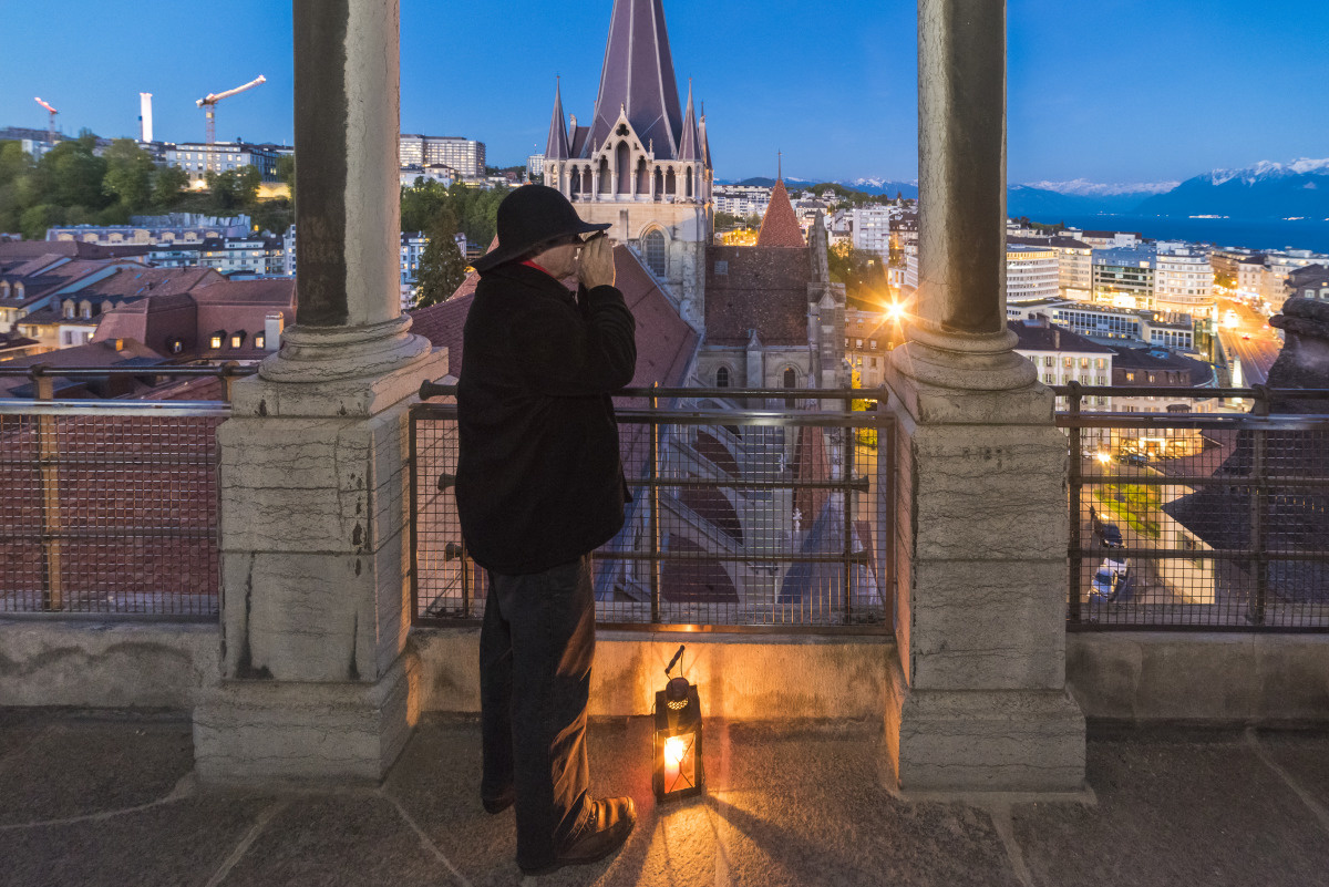 Le fameux guet de la Cathédrale de Lausanne