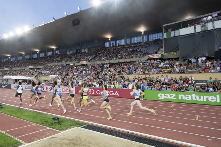 Image realisee lors de la 42eme edition d'Athletissima, au stade de la Pontaise, ce jeudi 6 juillet 2017 a Lausanne. (PHOTOPRESS/Anthony Anex))