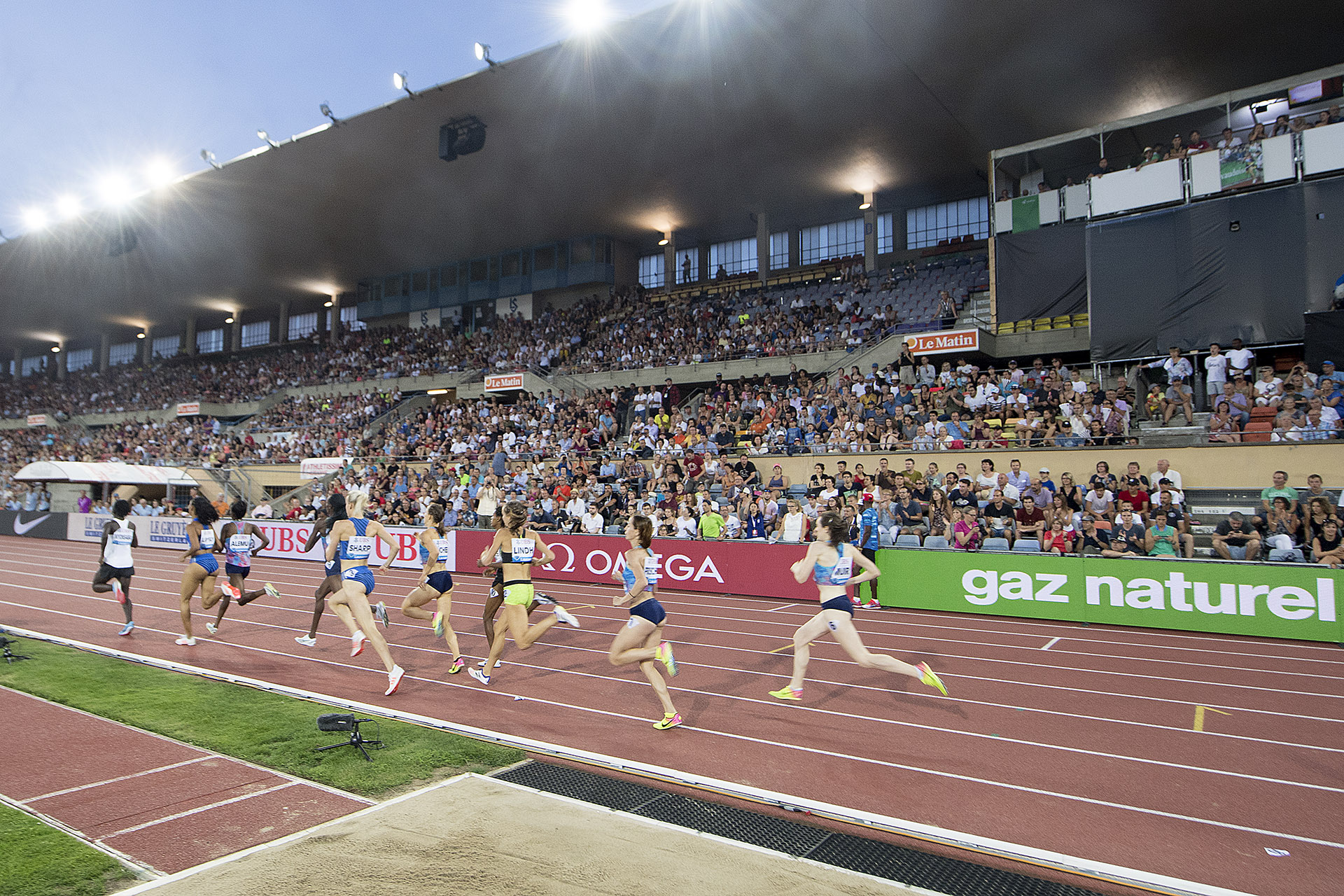 Image realisee lors de la 42eme edition d'Athletissima, au stade de la Pontaise, ce jeudi 6 juillet 2017 a Lausanne. (PHOTOPRESS/Anthony Anex))