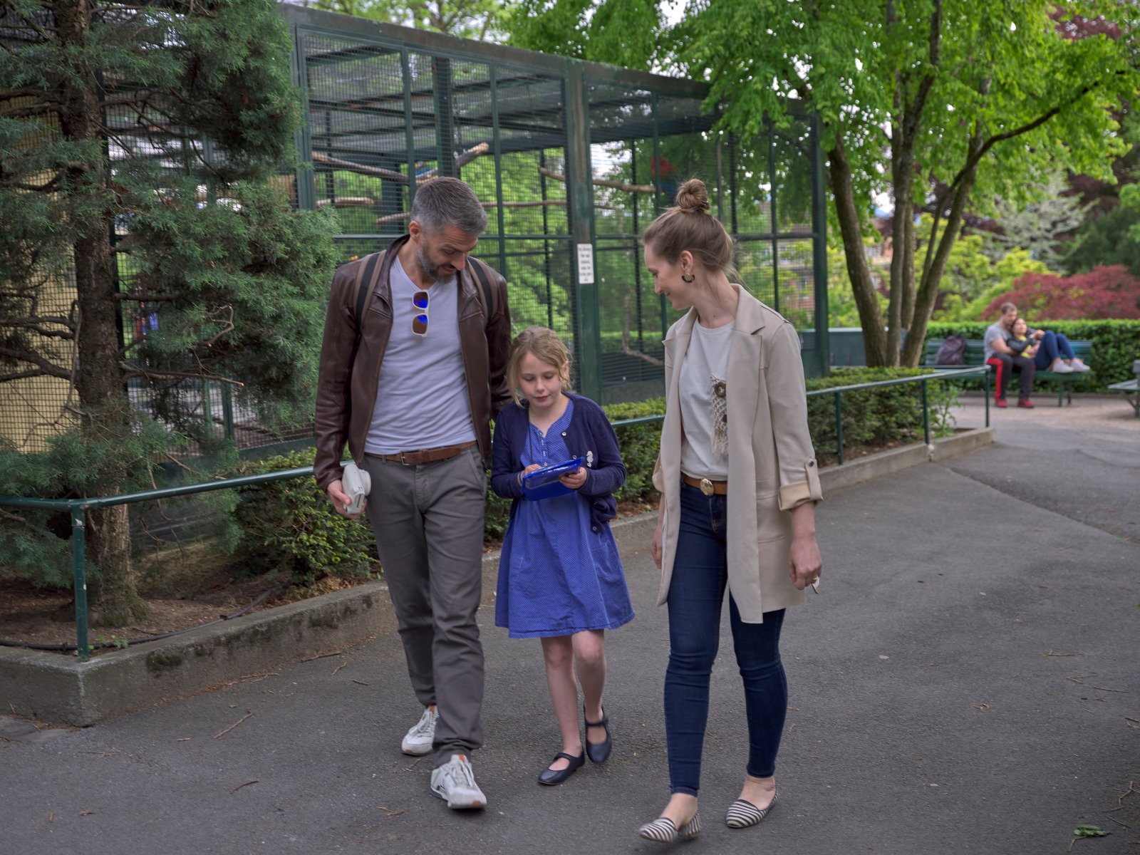 Lausanne en famille, visite de la volière du Parc Mon-Repos