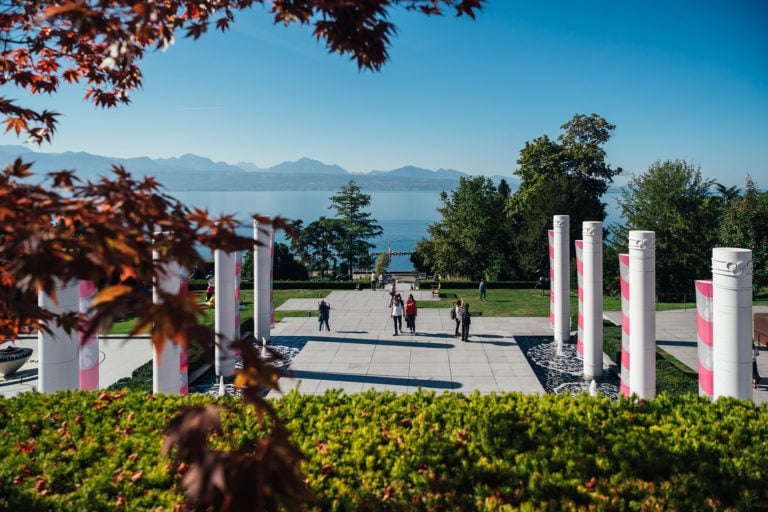 Vue depuis le Musée Olympique Lausanne