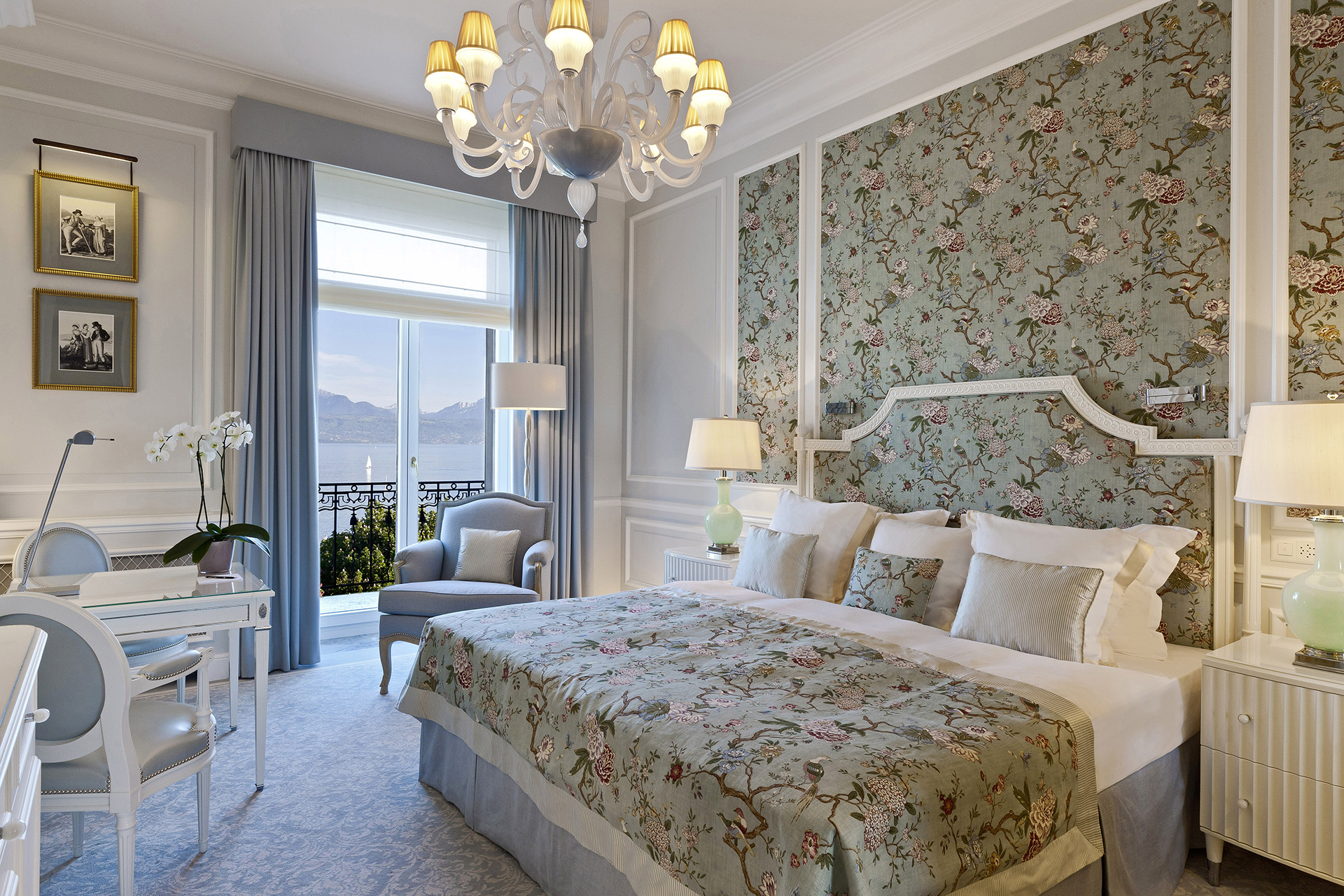 Chambre au Beau-Rivage Palace