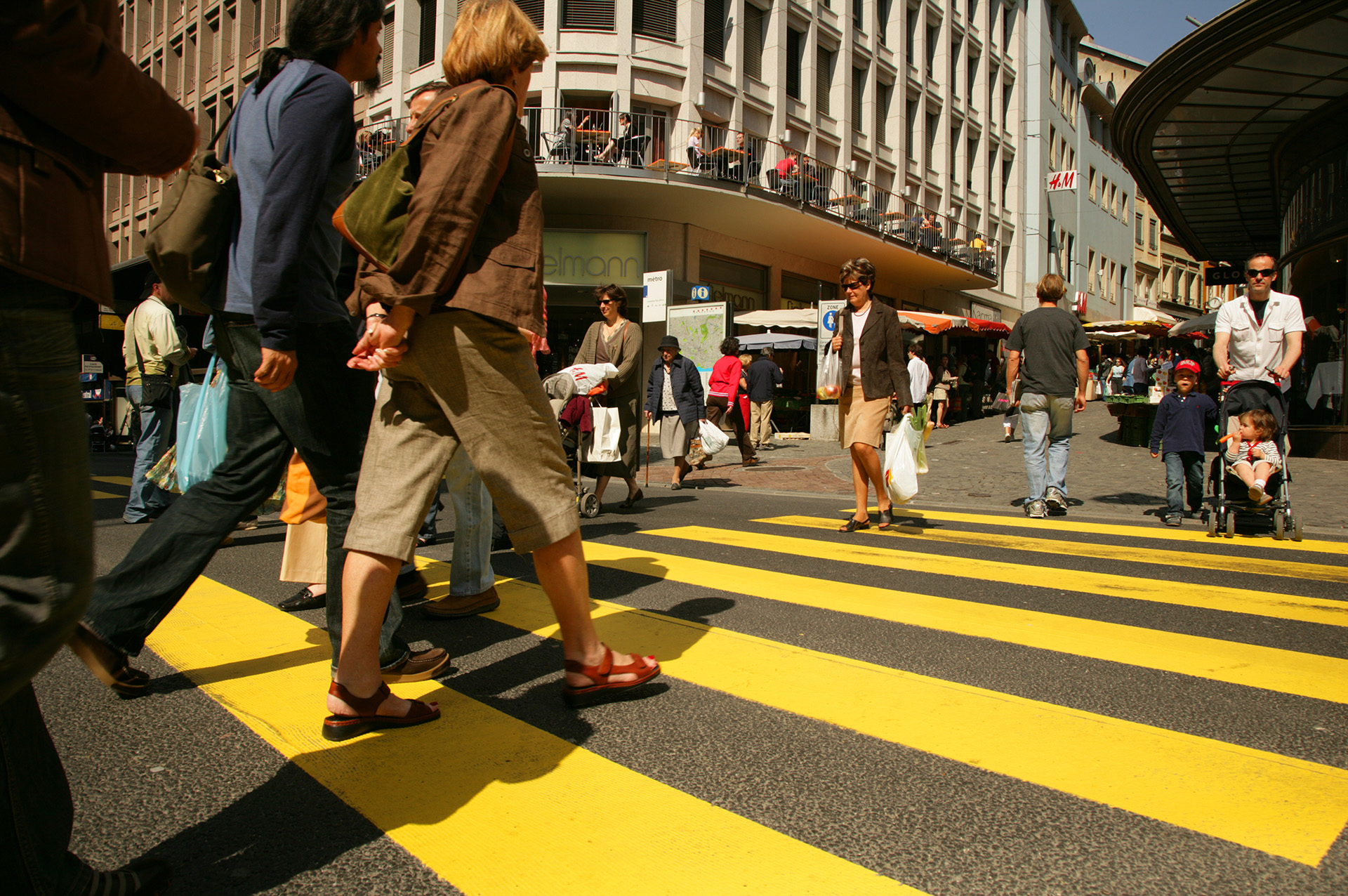 Shopping au centre de Lausanne