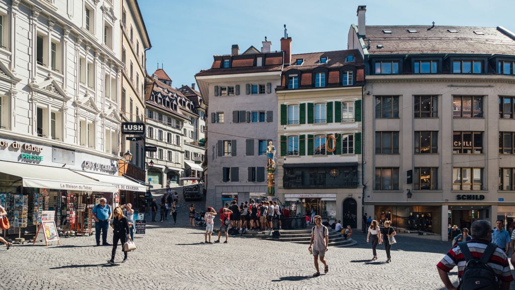 Lausanne, Place de la Palud