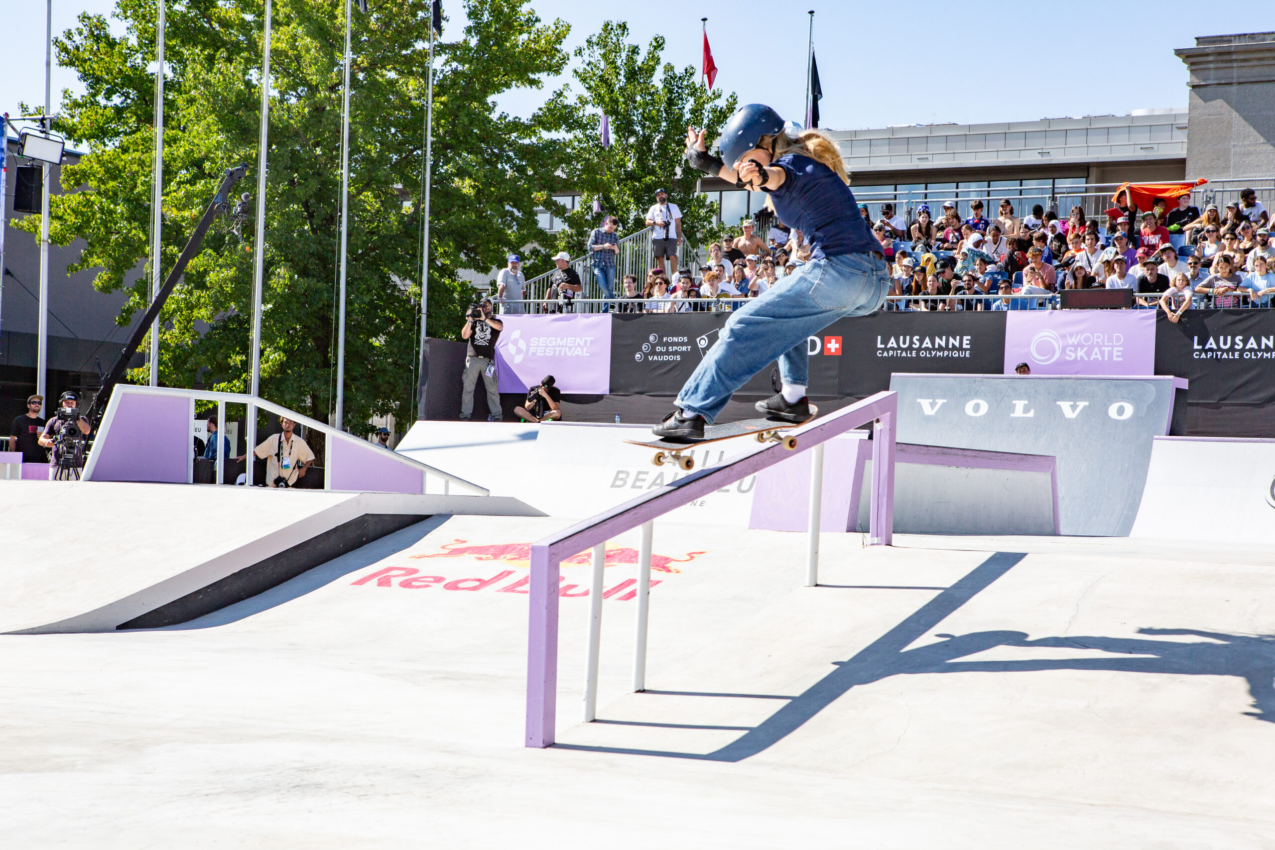 Segment Festival a Beaulieu - Lausanne. Festival du skate et de la culture urbaine. Etape qualificative du World Skateboarding Tour pour les Jeux Olympiques de Paris en 2024 Segment Festival a Beaulieu - Lausanne. Festival du skate et de la culture urbaine. Etape qualificative du World Skateboarding Tour pour les Jeux Olympiques de Paris en 2024