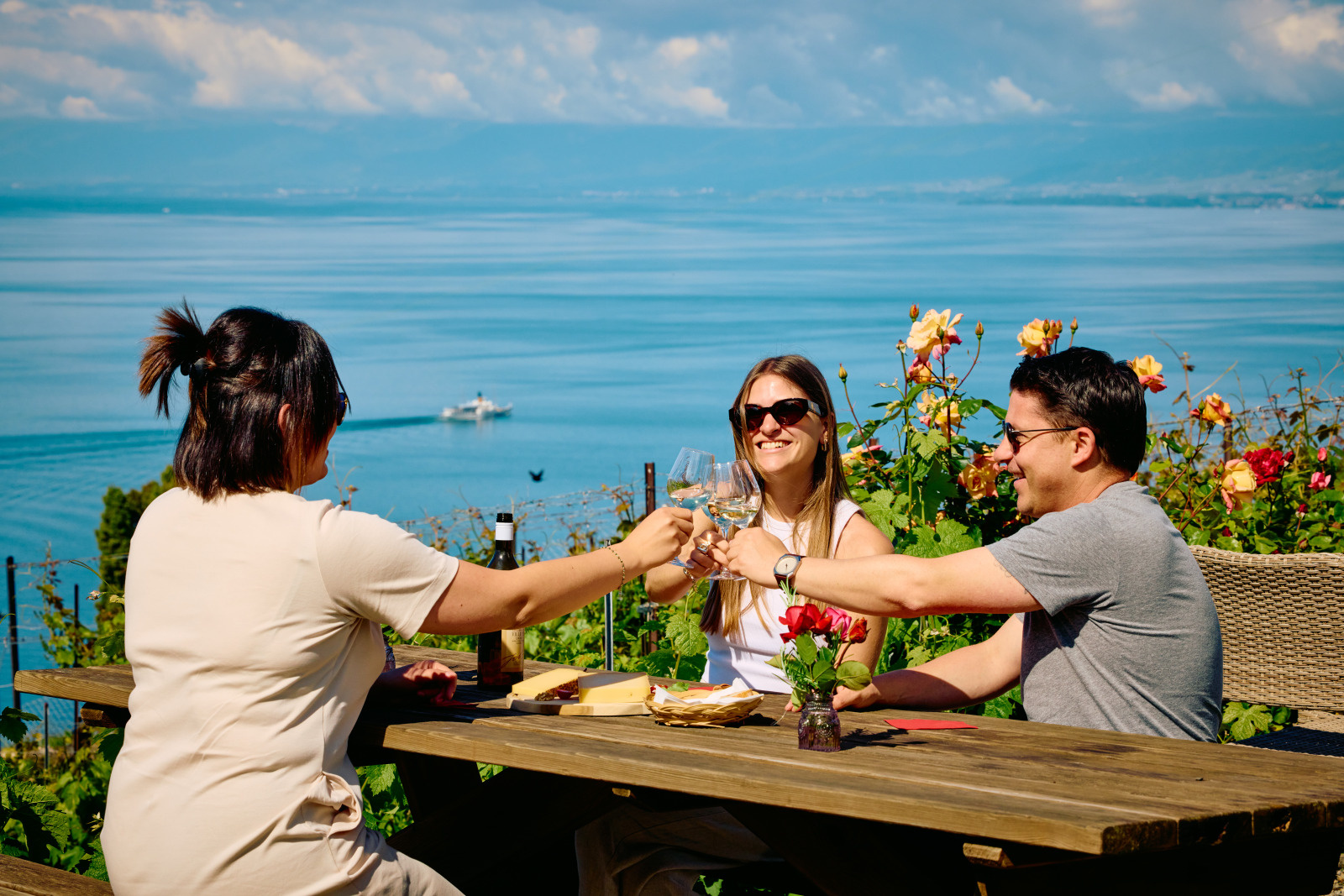 Degustation de vin en Lavaux a la Cave Joly a Grandvaux