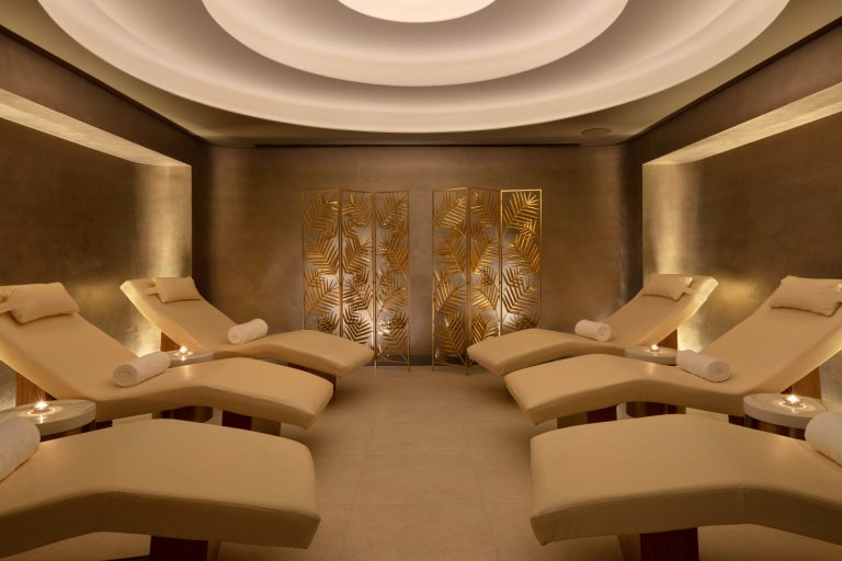 Spa Cinq Mondes du Beau-Rivage Palace Salle de detente.